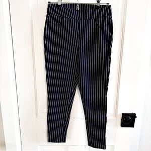 Time and Tru- Striped Blue and White Woman's Pants